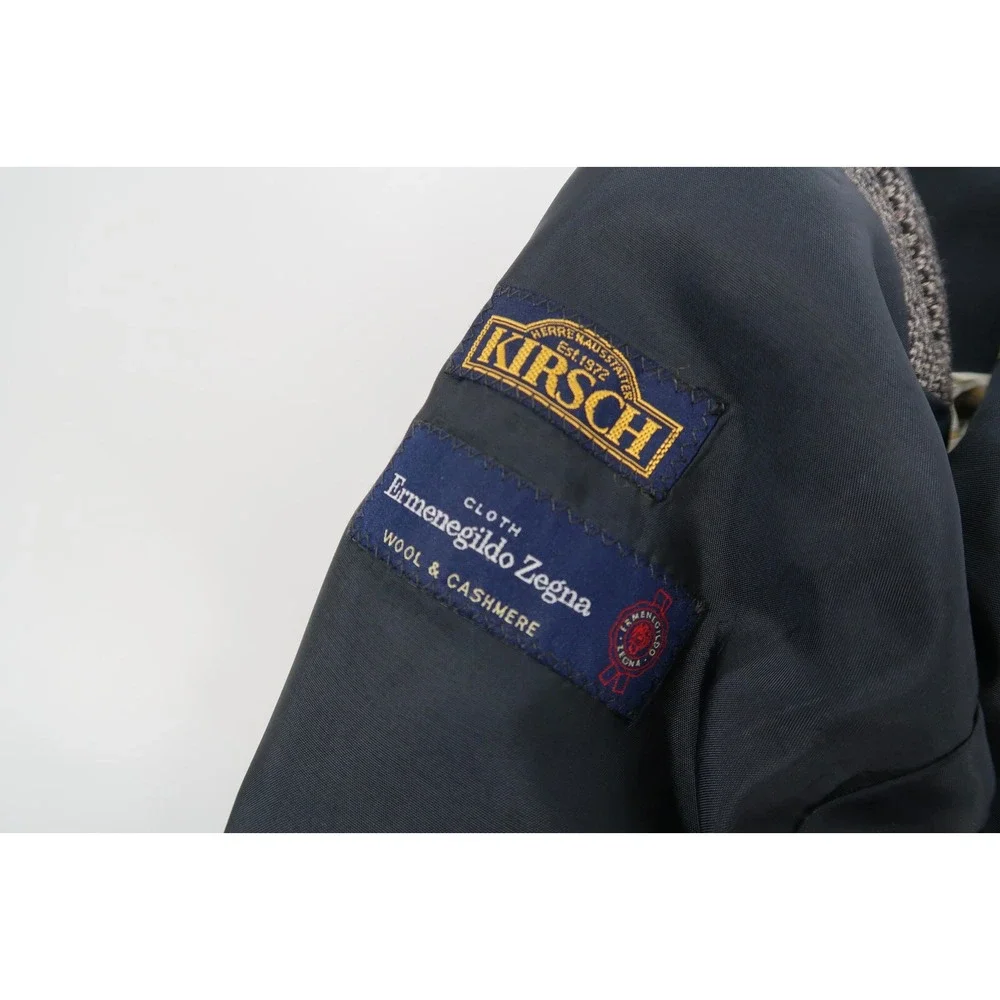 Kirsch x Ermenegildo Zegna Wool Cashmere 3‎ Button Blazer Jacket Size 56 (46 US)